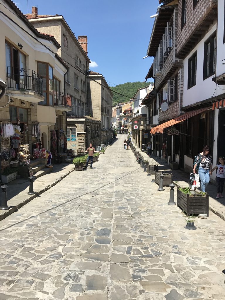 The beautiful streets of Veliko Tarnovo, Bulgaria