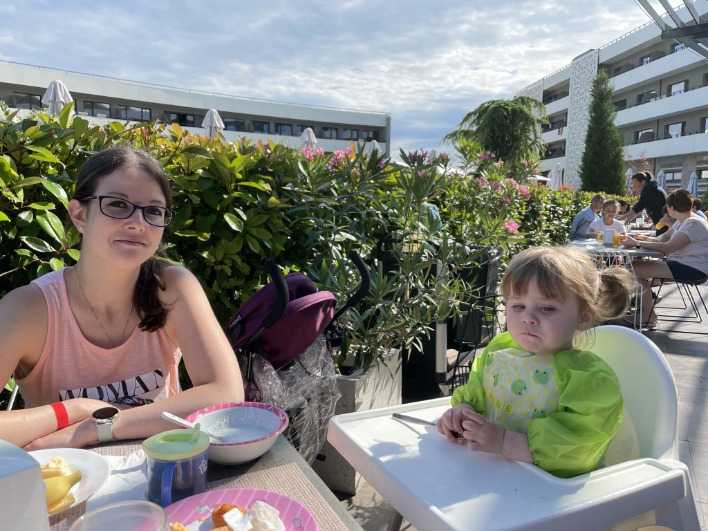 Emily and Rachel at All-Inclusive Aqua Paradise Resort